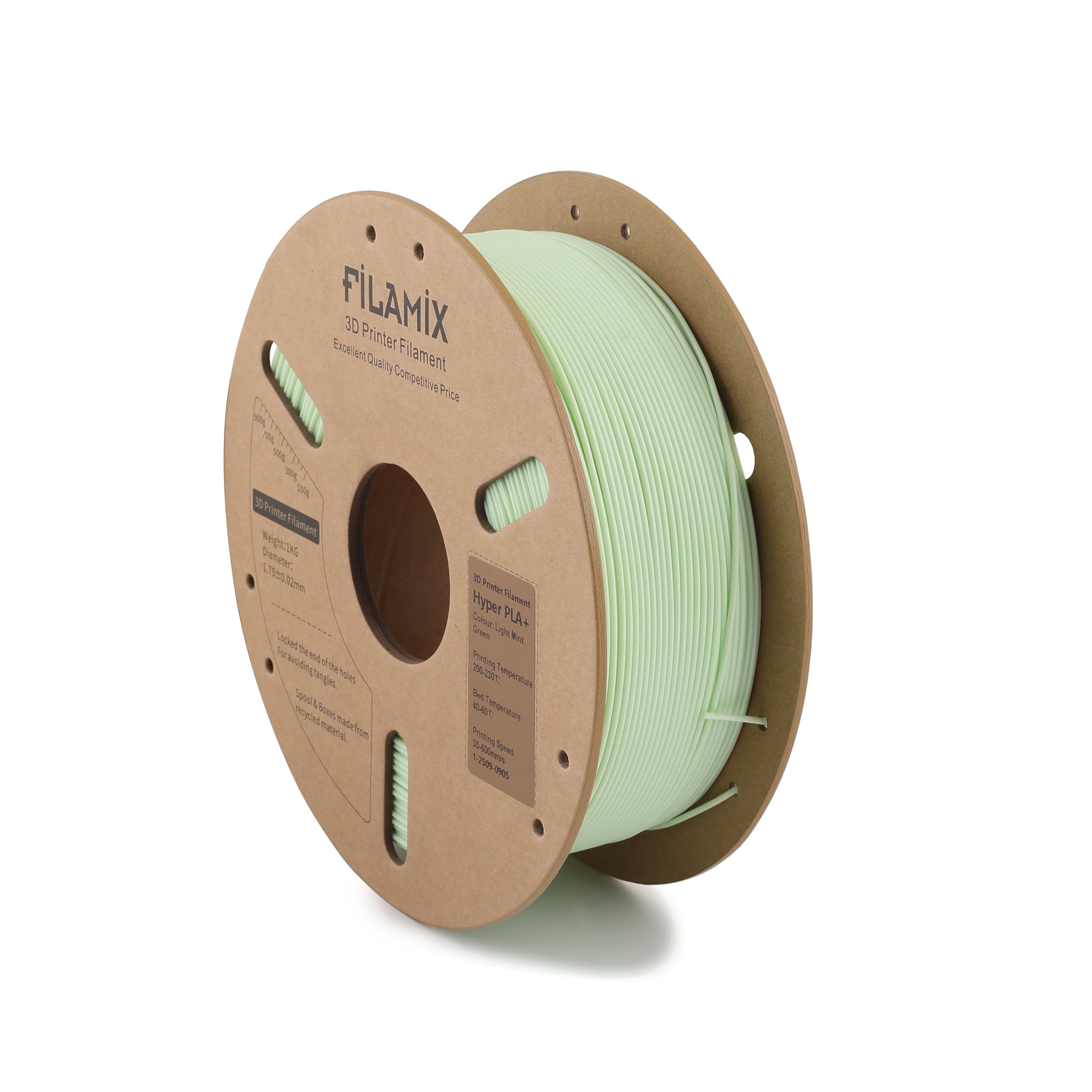 Filamix Hyper Speed Pla+ Light Mit Green Filament 1.75mm 1 Kg