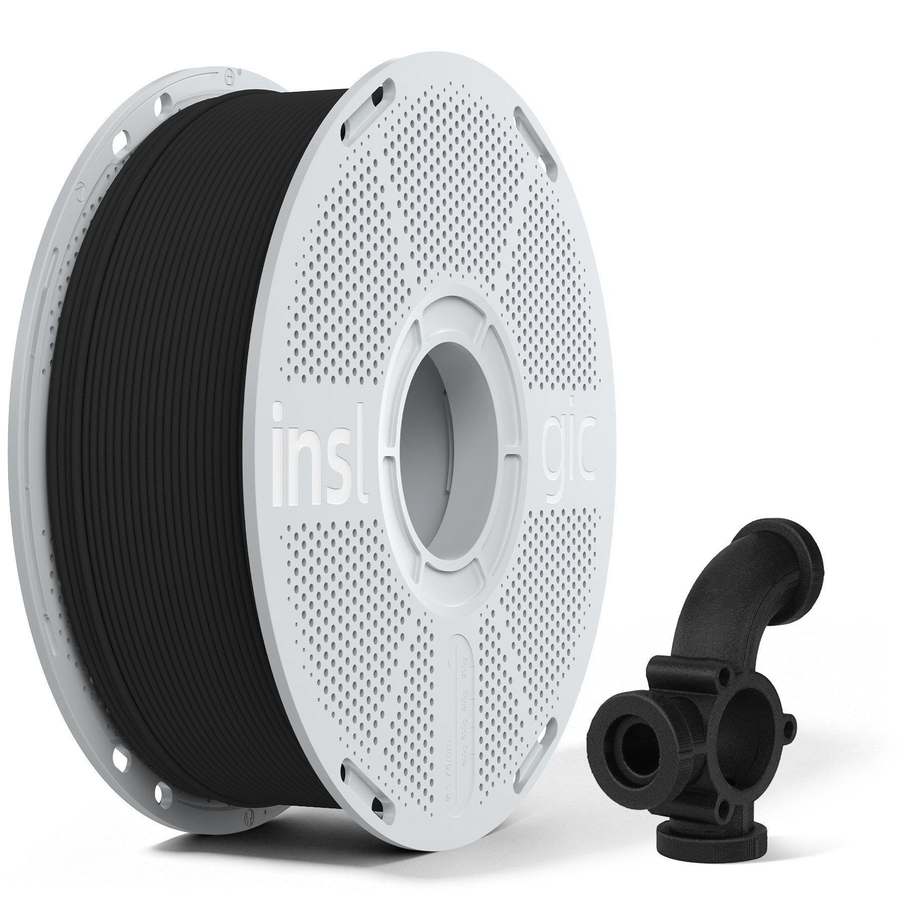 Inslogic PA6-GF25 Siyah Filament 1.75mm 1kg