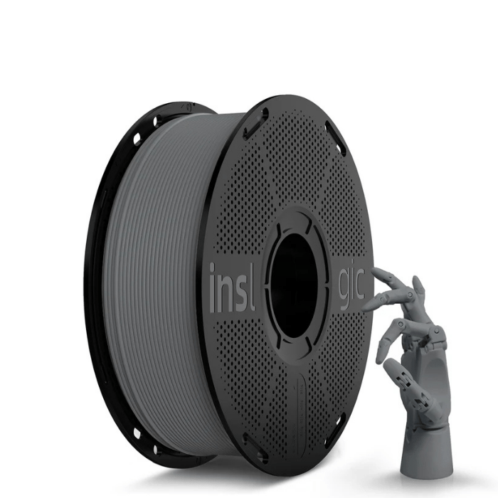 Inslogic PLA Matte Gri Filament 1.75mm 1kg