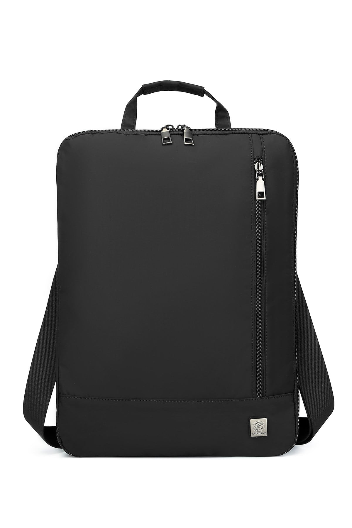 Smart 180 Derece Açılabilir Koruma Bölmeli 15,6 İnç Laptop El ve Omuz Çantası Siyah