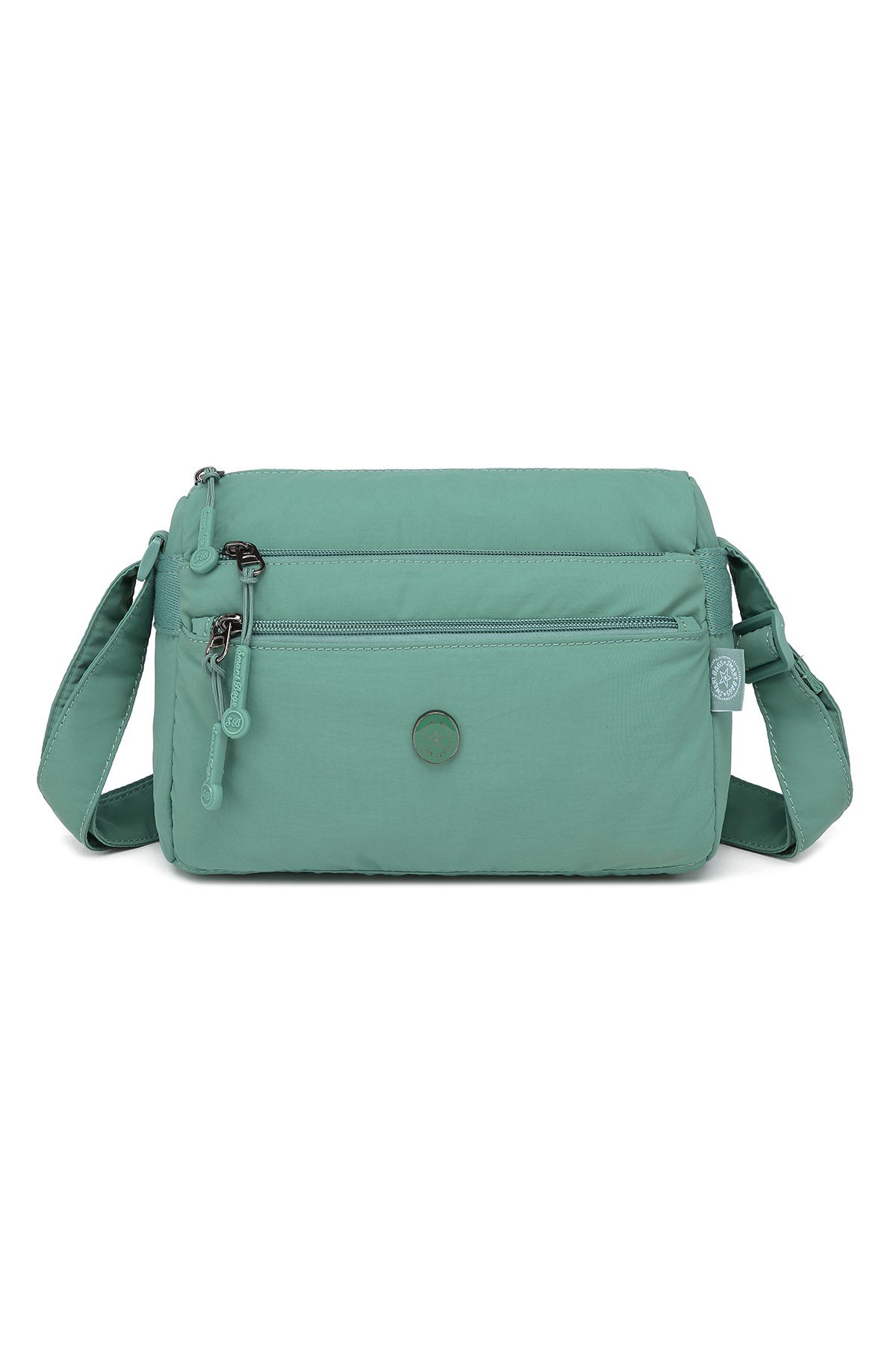 Smart Bags Mint Kadın Omuz Çantası Hafif Kumaş Çok Cepli Çapraz Uzun Askılı