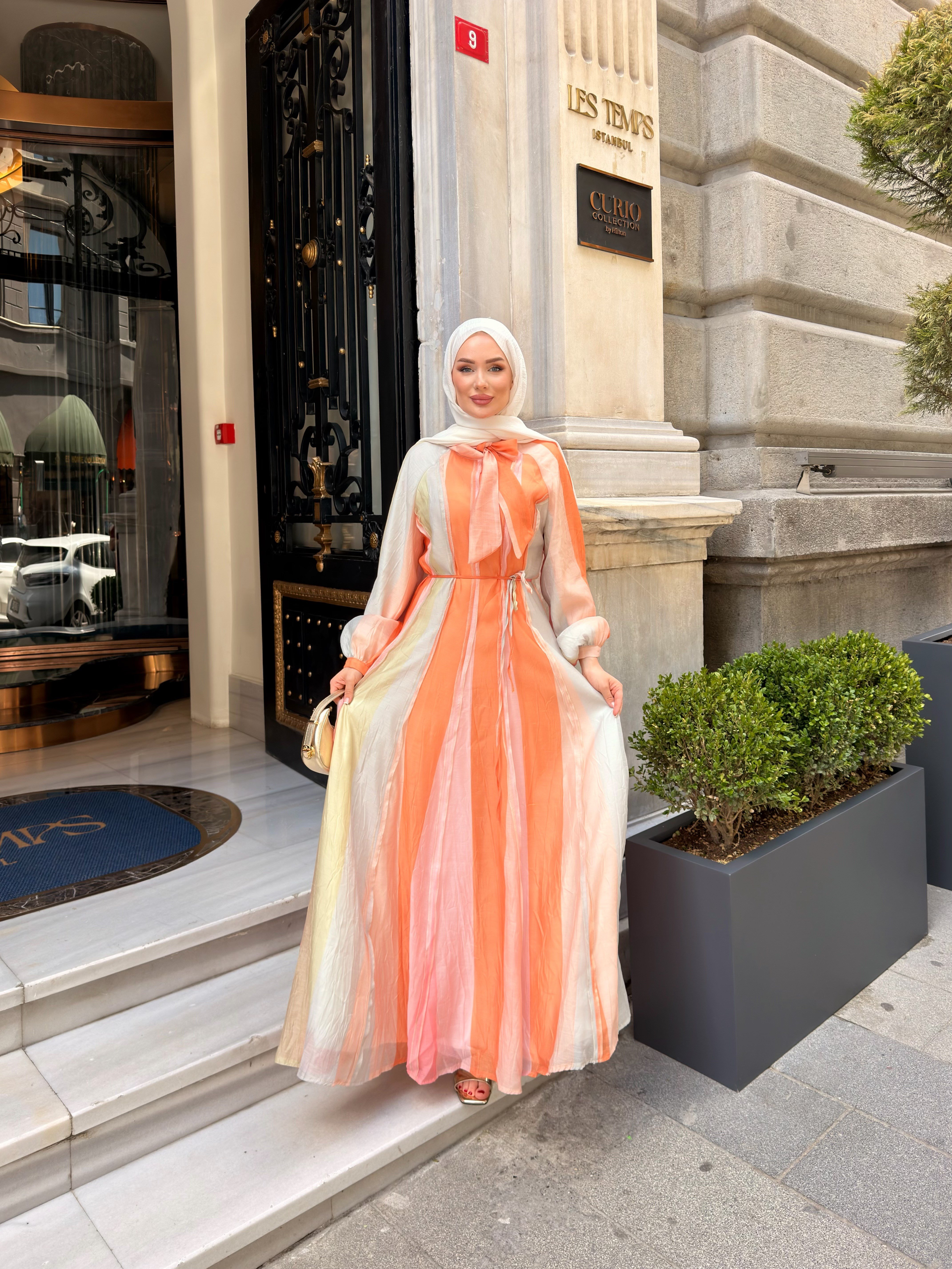 LİLYUM ELBİSE  | ORANJ
