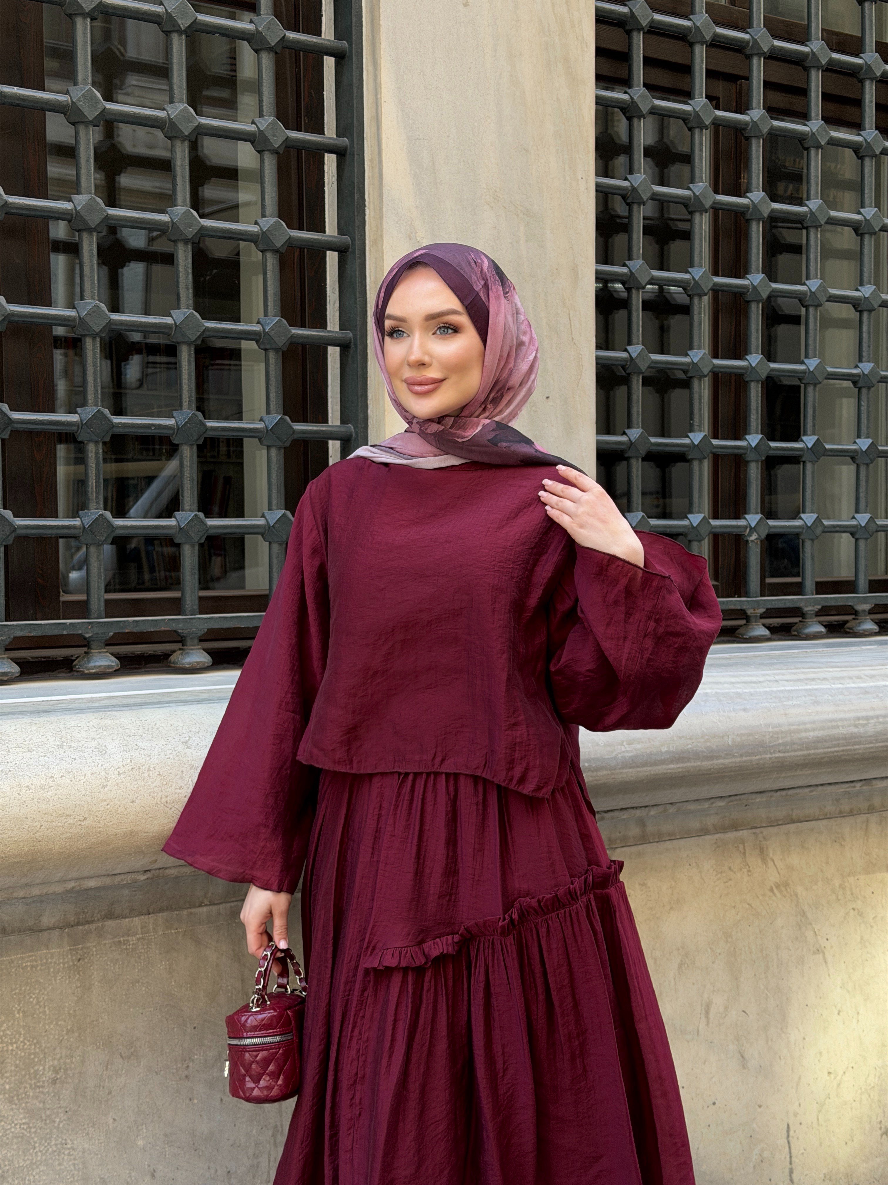 Monar Etekli Takım Bordo