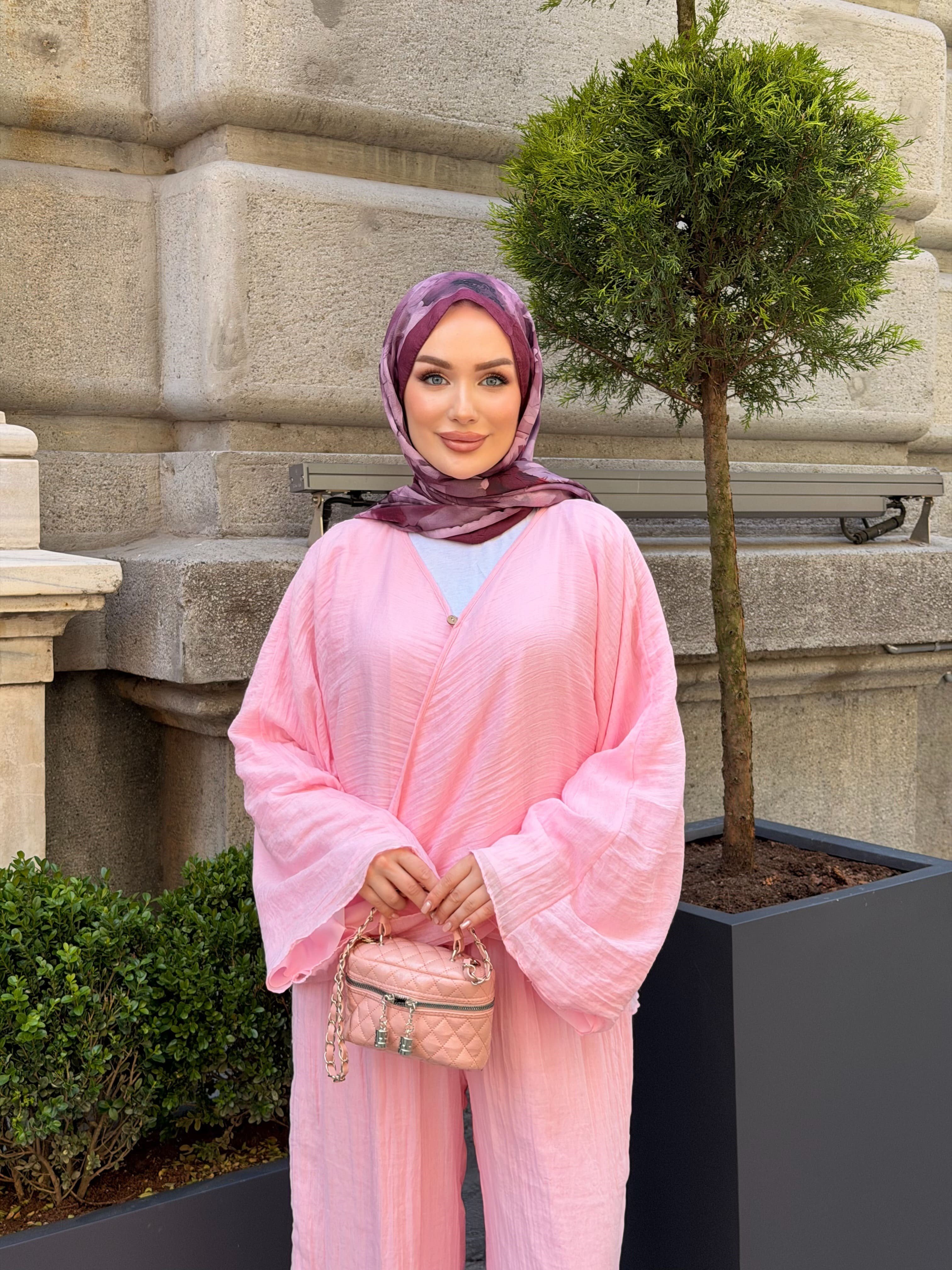 NAİ PANTOLON TAKIM | PEMBE