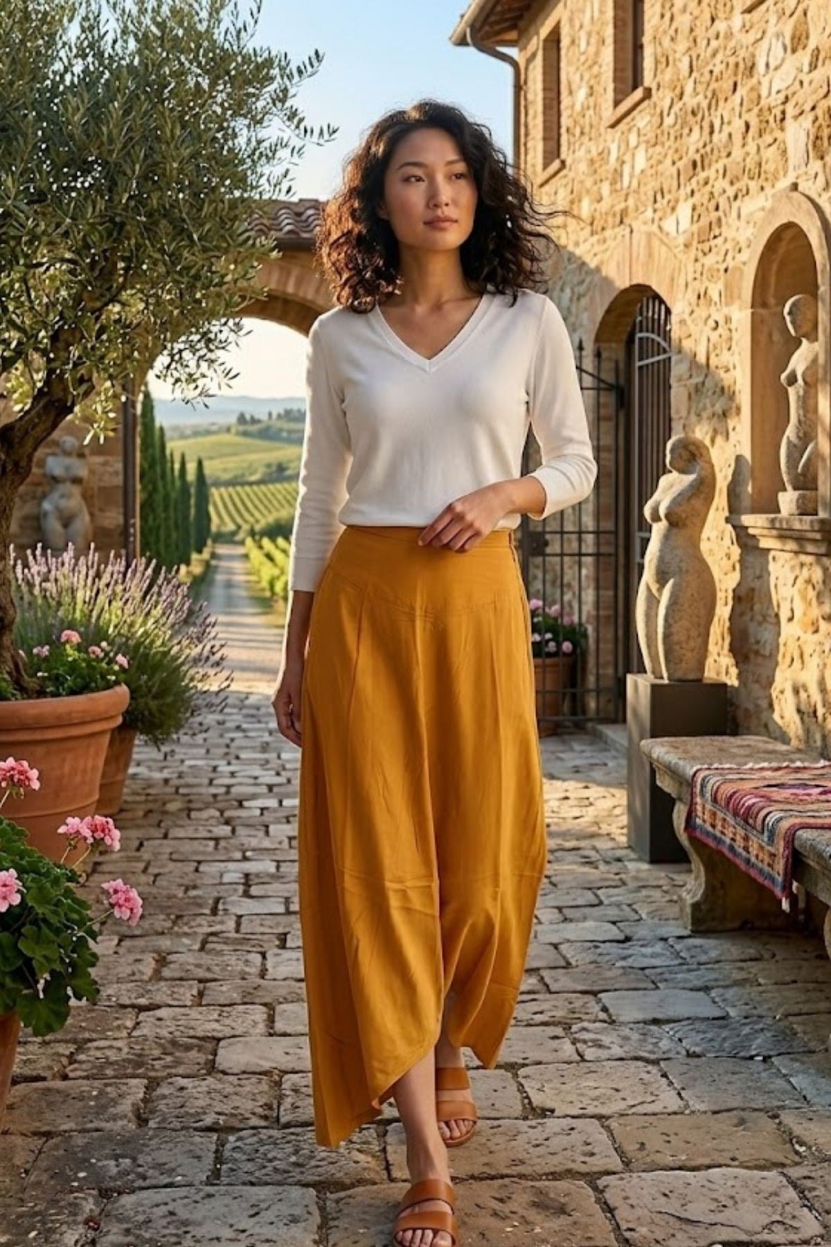 Fermuarlı Modern Kesim Şalvar