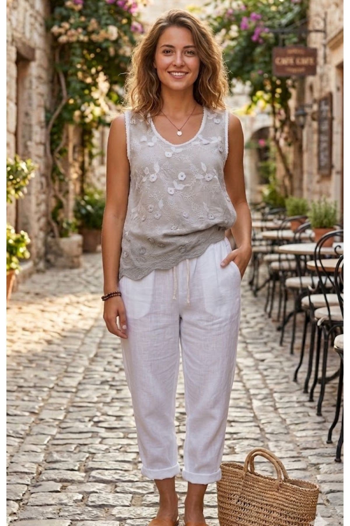 İtalyan Keten Pantolon