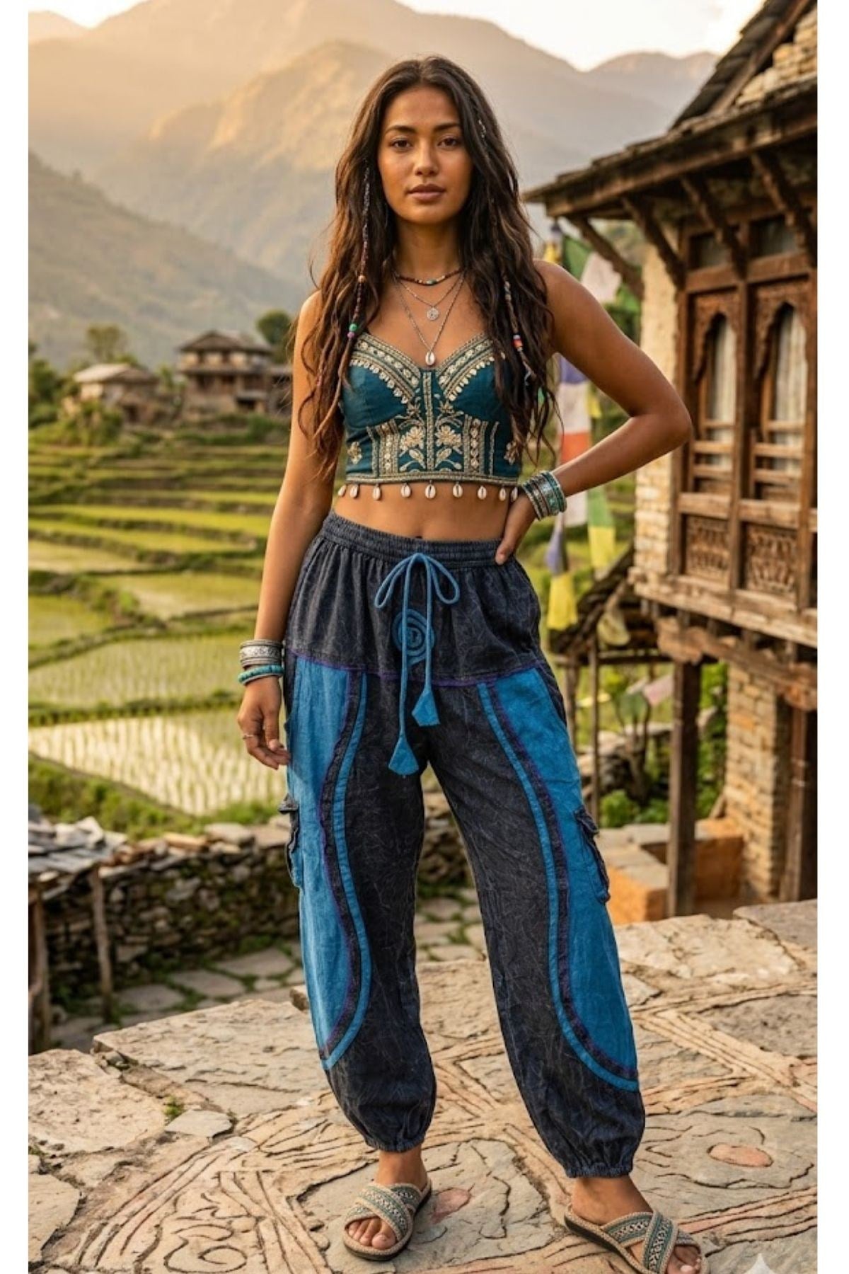Nepal Etnik Pantolon