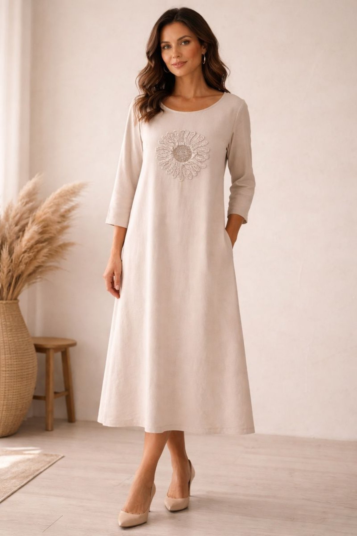 Oversize İtalyan Kadife Elbise