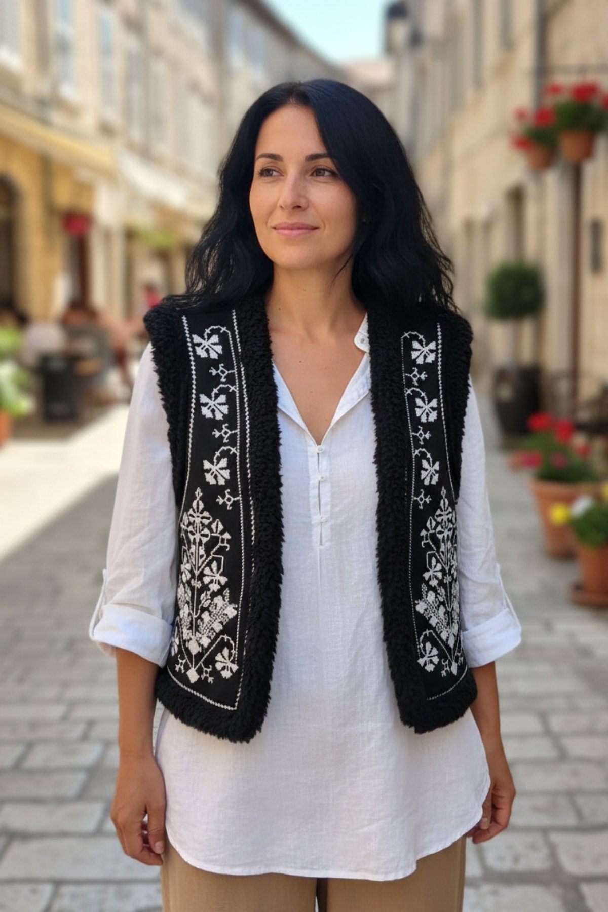 Özel Tasarım Etnik Yelek