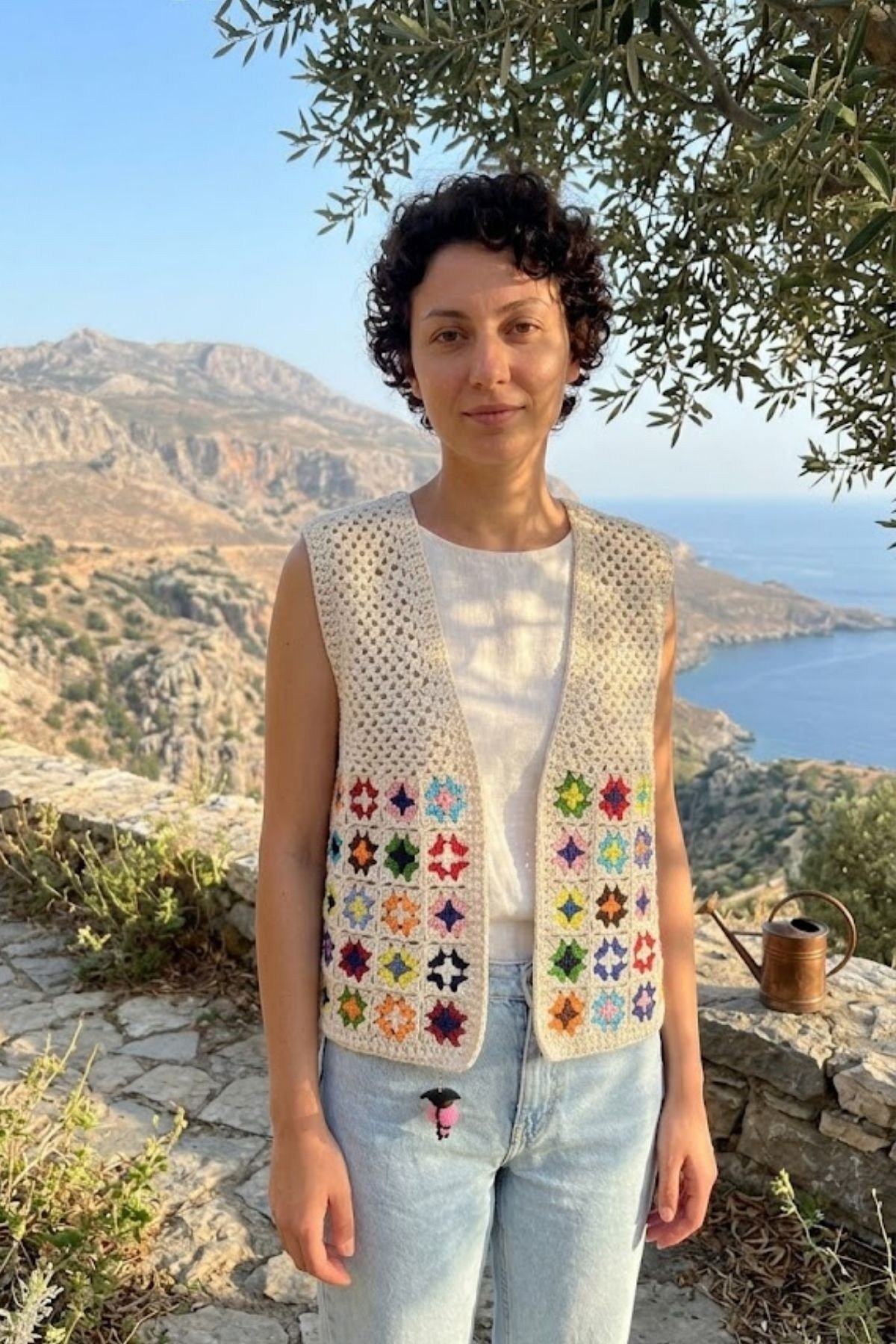 Tığ İşi El Emeği Yelek