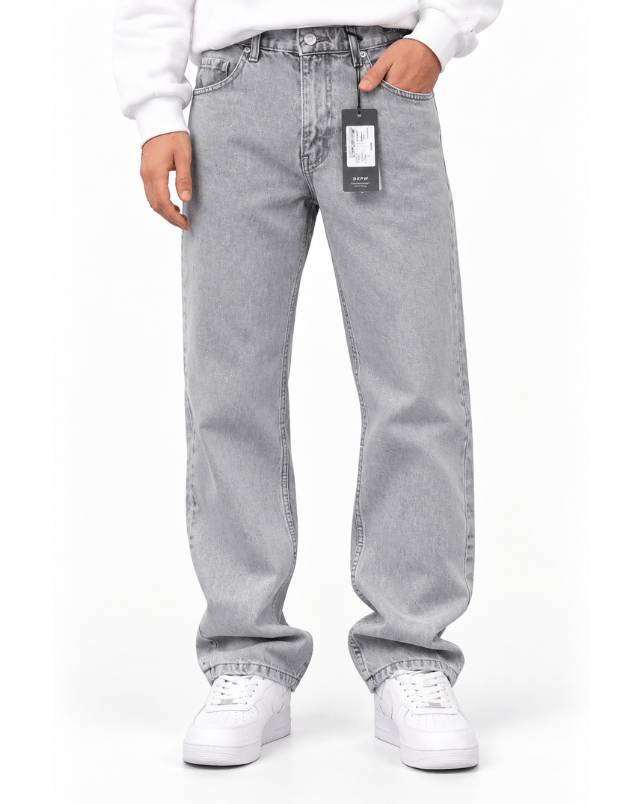 AÇIK GRİ BAGGY JEANS