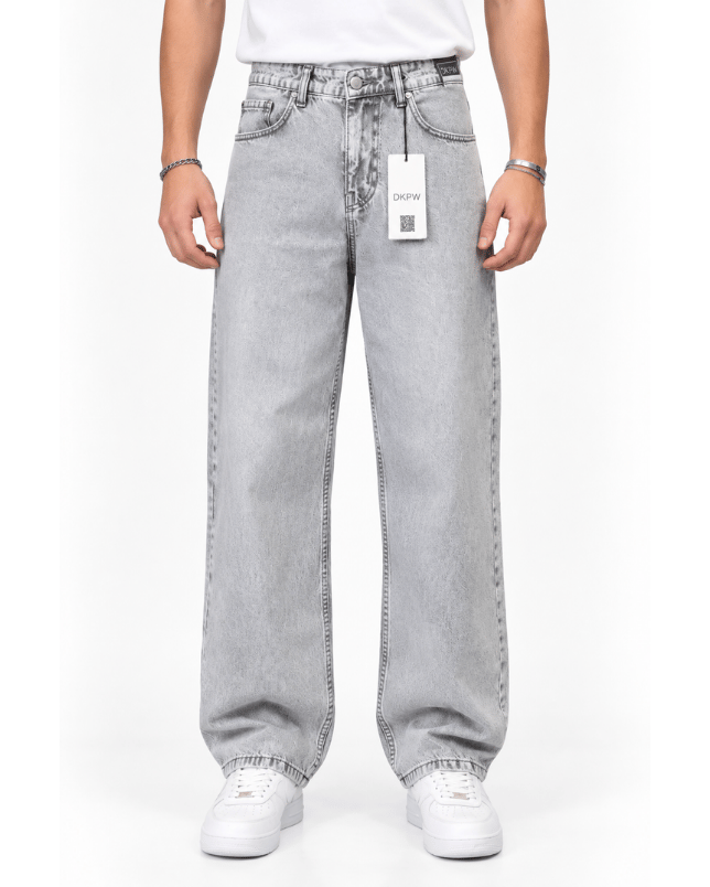 AÇIK GRİ EXTRA BAGGY JEANS