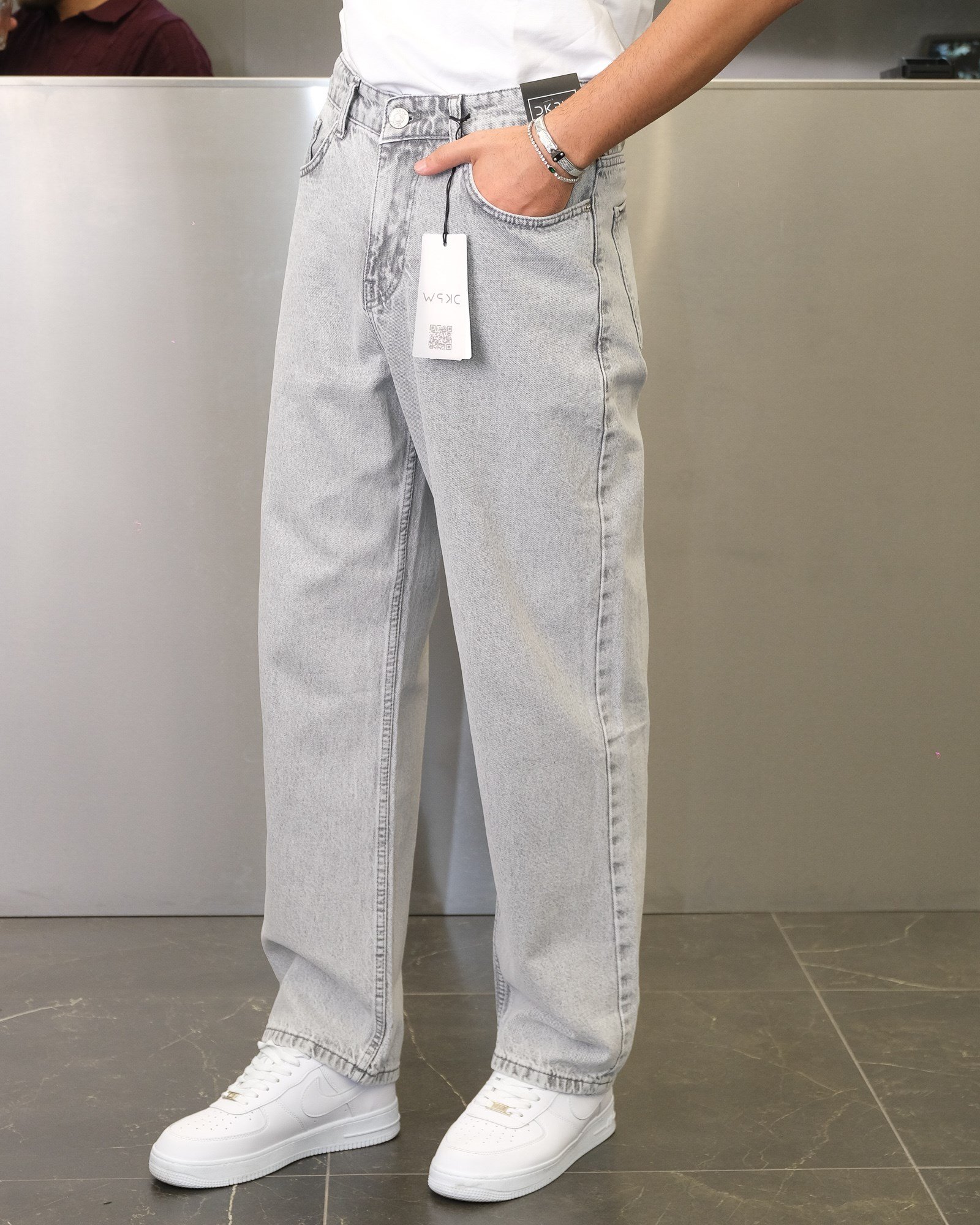 AÇIK GRİ EXTRA BAGGY JEANS