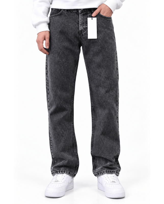ANTRASİT BAGGY JEANS