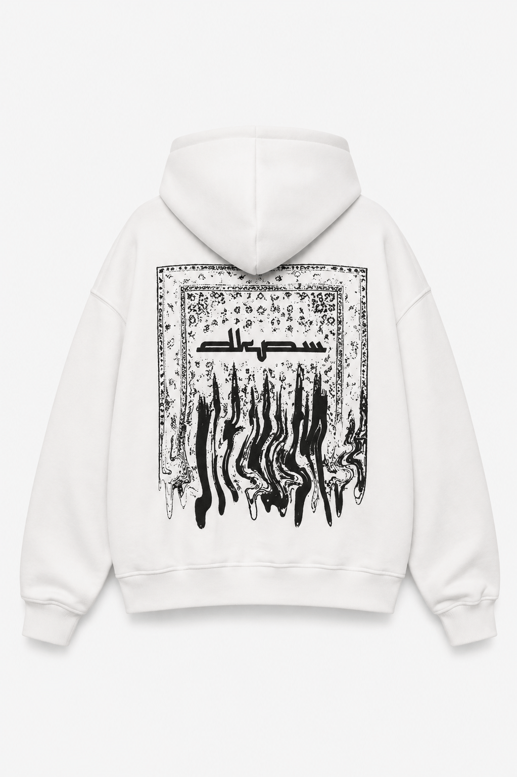BOXY FİT OVERSİZE KAPŞONLU SWEATSHİRT EKRU
