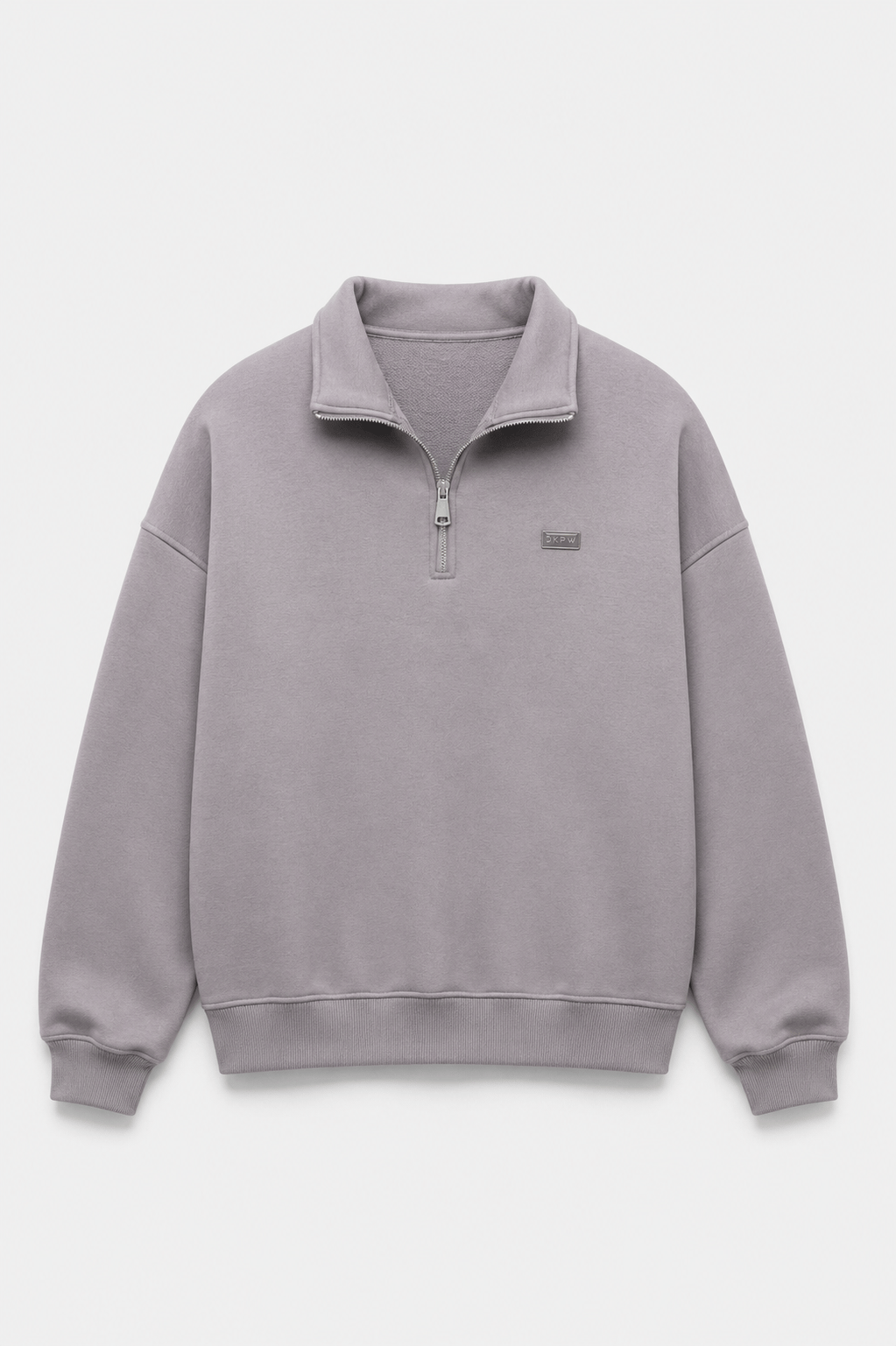 DKPW DEMİR ARMALI YARIM FERMUAR SWEATSHIRT FÜME