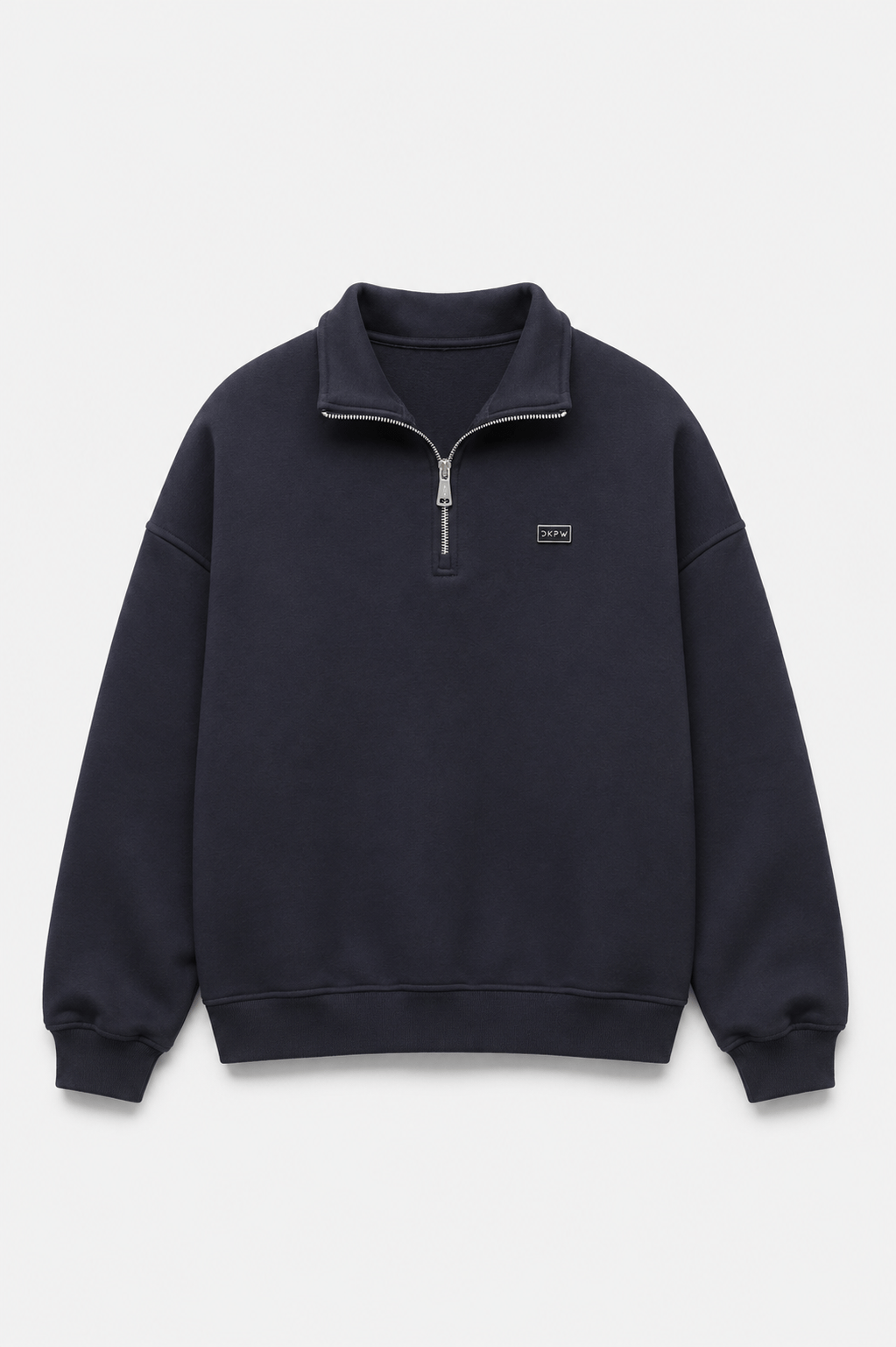 DKPW DEMİR ARMALI YARIM FERMUAR SWEATSHIRT LACİVERT