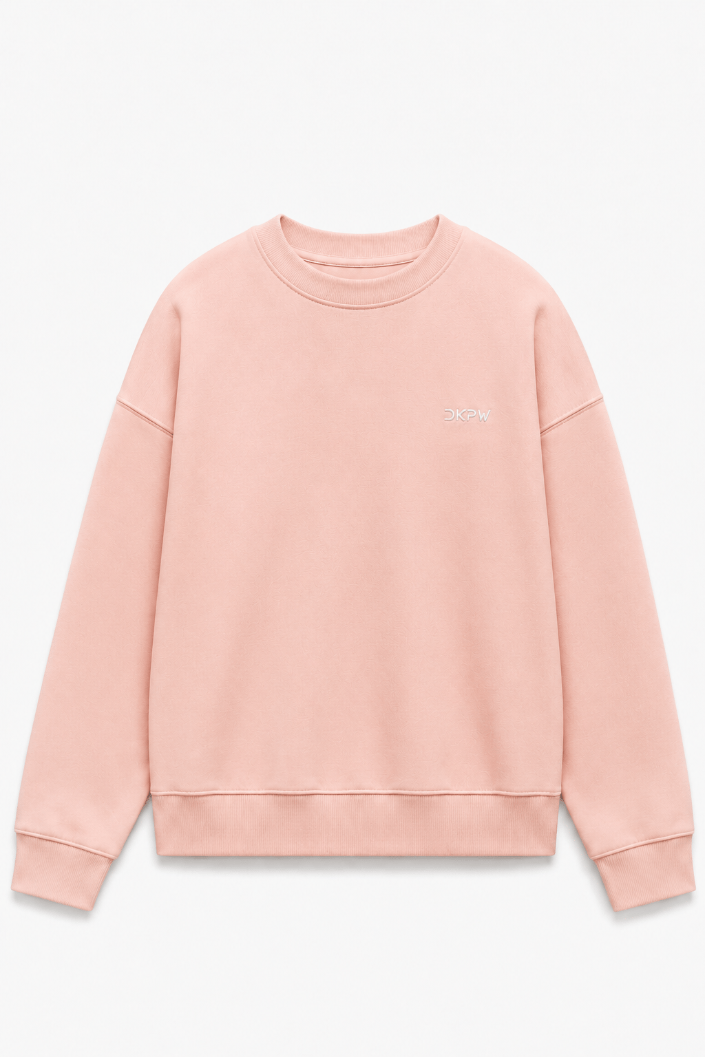 DKPW KESİK NAKIŞ DETAYLI BOXYFİT BİSİKLET YAKA PEMBE