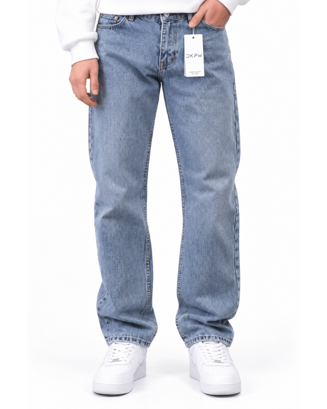 KOYU MAVİ BAGGY JEANS