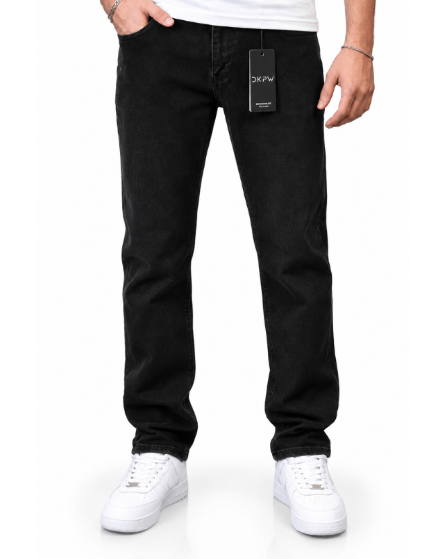 SİYAH ESKİTME SLİM JEAN