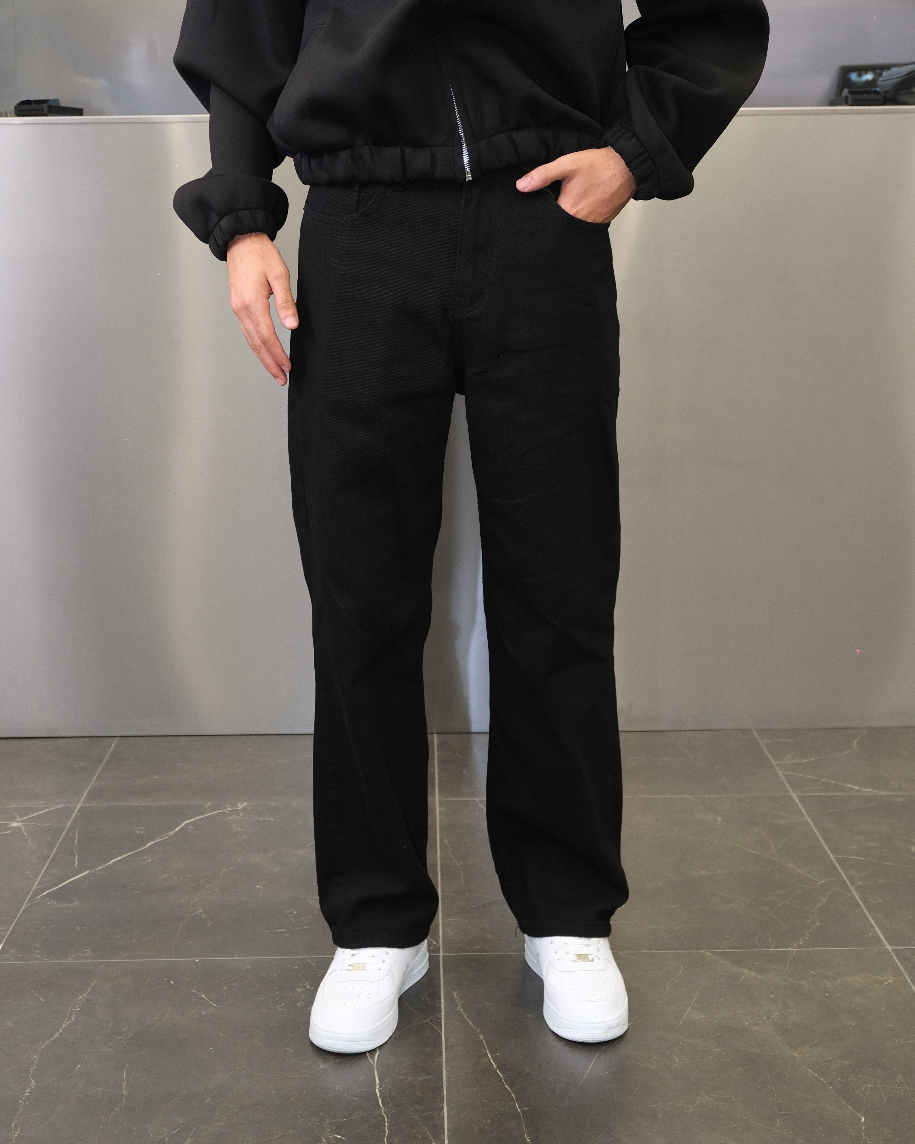 SİYAH EXTRA BAGGY JEANS