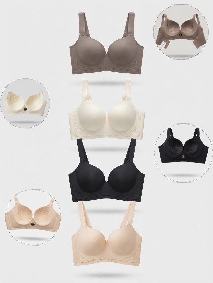 Kadın Lazer Kesim Dikişsiz Balensiz Telsiz Sütyen 4 renk
