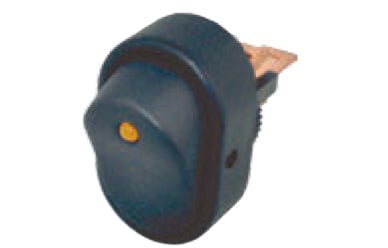 ENG PRO Oval üniversal LED li açma-kapama anh.SARI  24V 10A PRO PB 0318