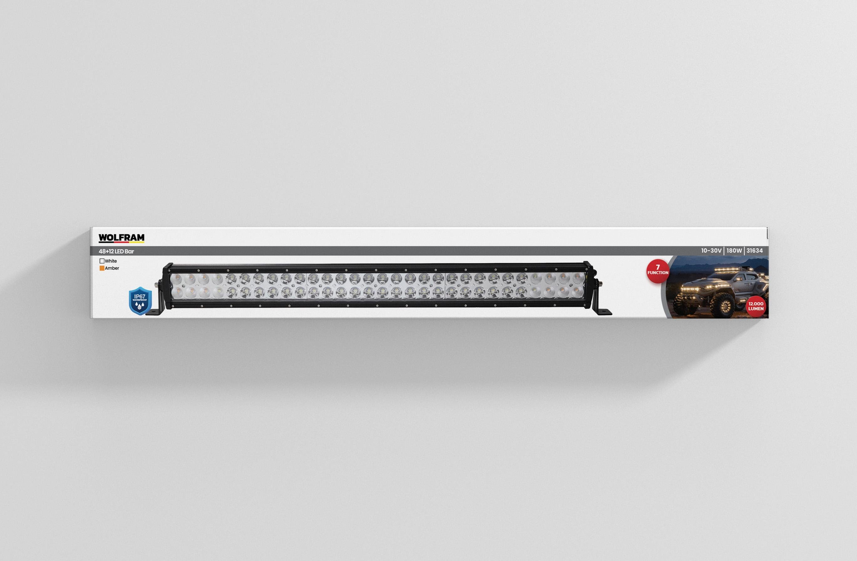 Led Bar Beyaz+Turuncu 7 Fonksiyonlu 81 Cm
