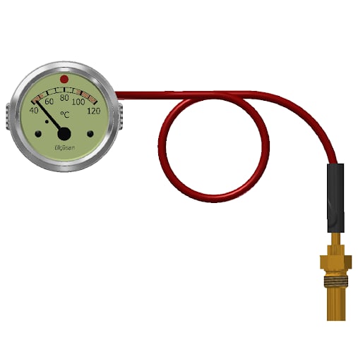 MEKANİK ISI GÖSTERGESİ Ø 52 MM (7 METRE) - ÖLÇ.113444