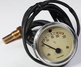 ÖLÇÜSAN HARARET SAATİ CİVALI 2 MT (40°C-120°C) (İKAZLI) (52 MM)