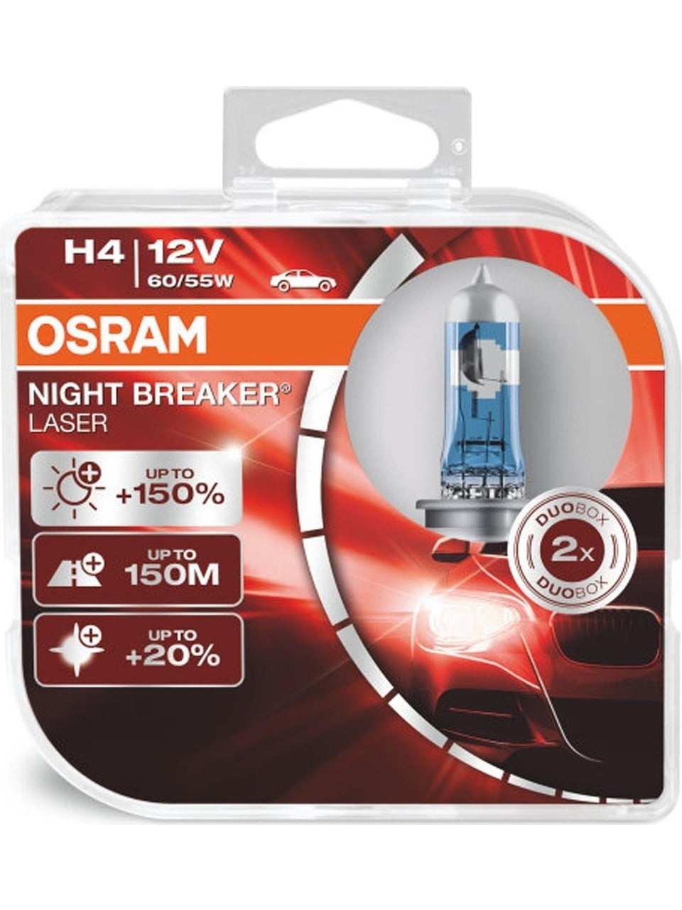 Osram Night Breaker Laser H4 Ampul 64193NL - %150 Daha Fazla Işık
