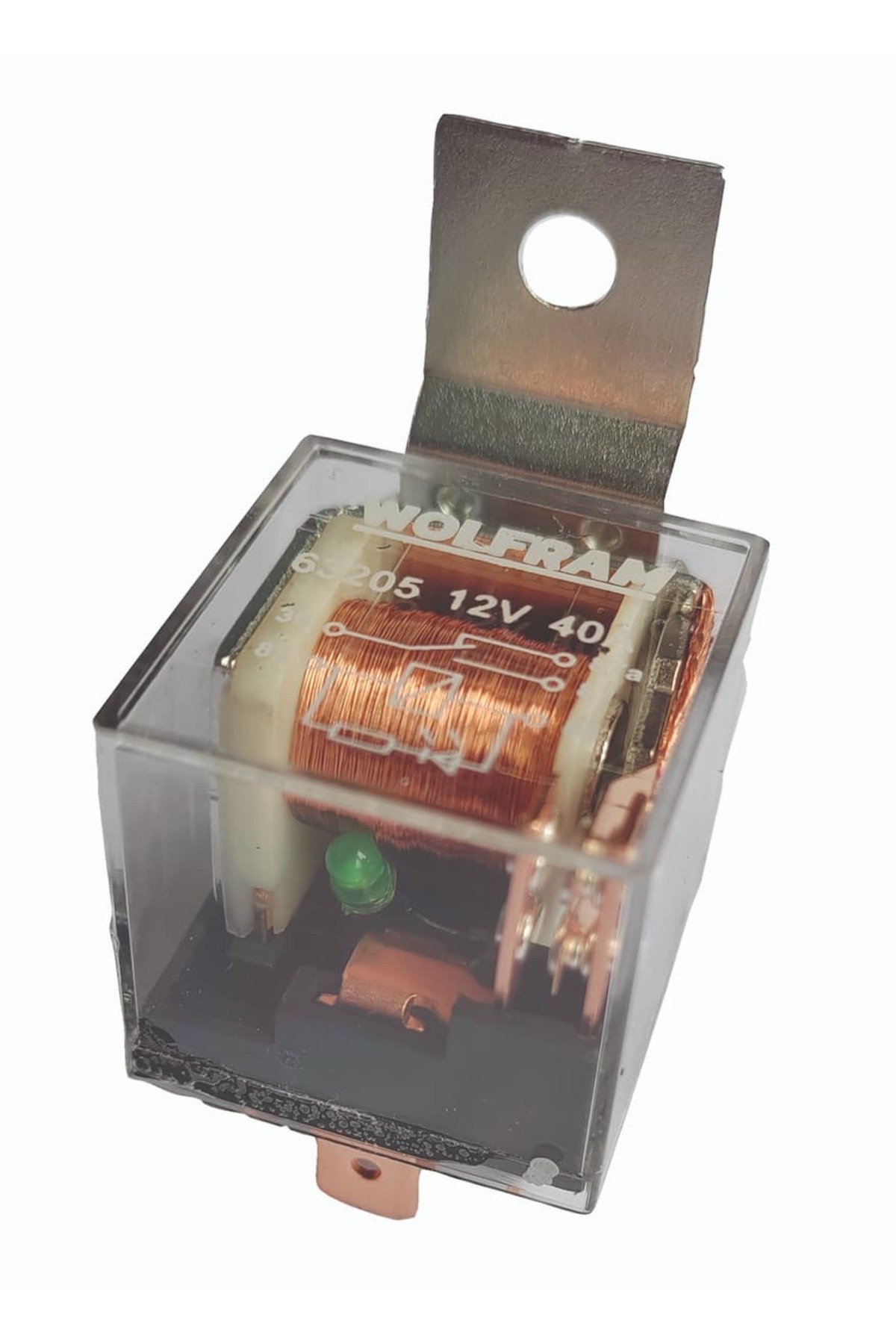 Röle Çift Platinli Şeffaf 5 Uçlu Eco 12V - 5 Adet - 63205