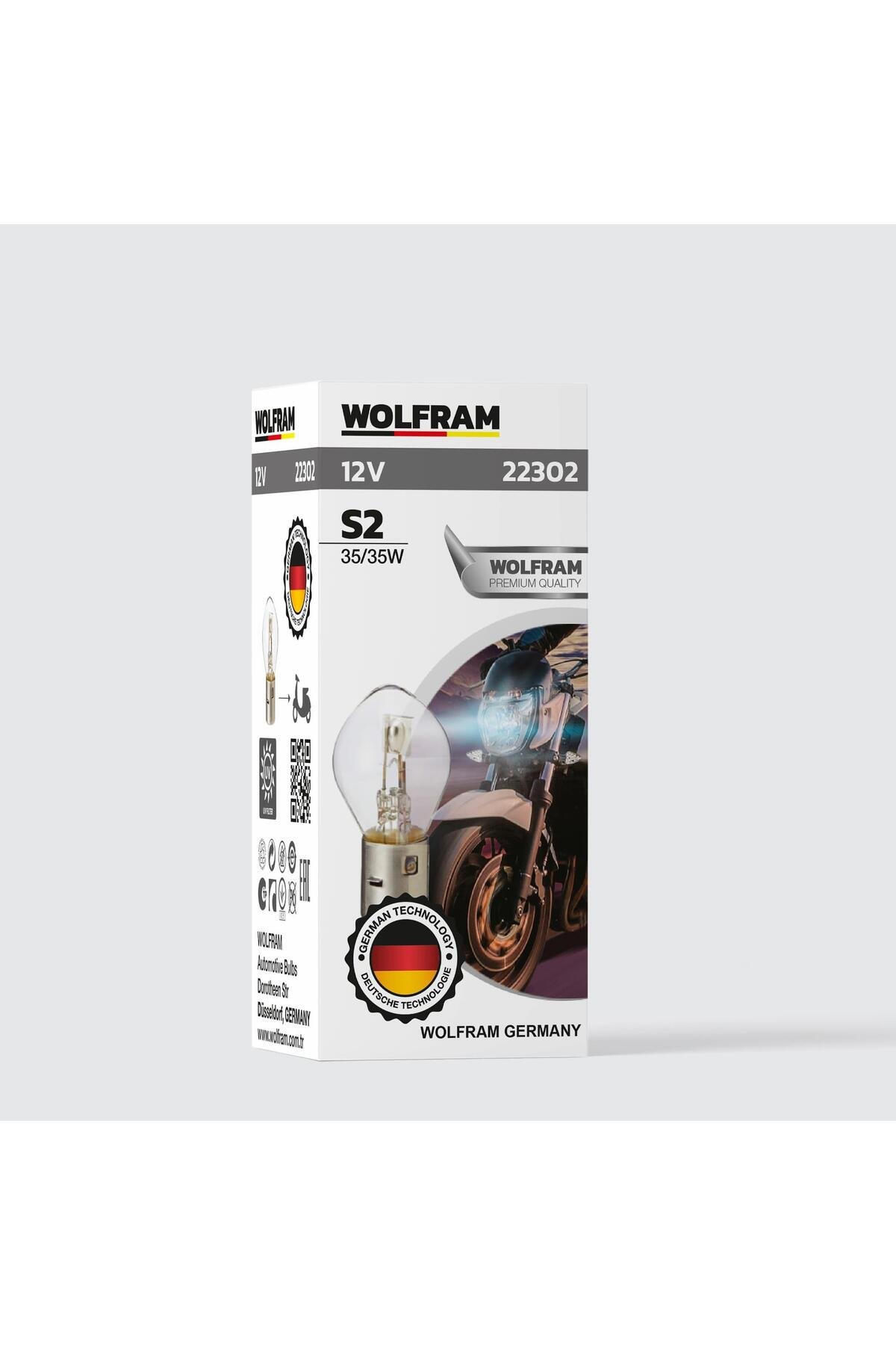 S2 Ampul Standart Işık Motosiklet ( Çift Soğutmalı ) 12V 35/35W - 22302