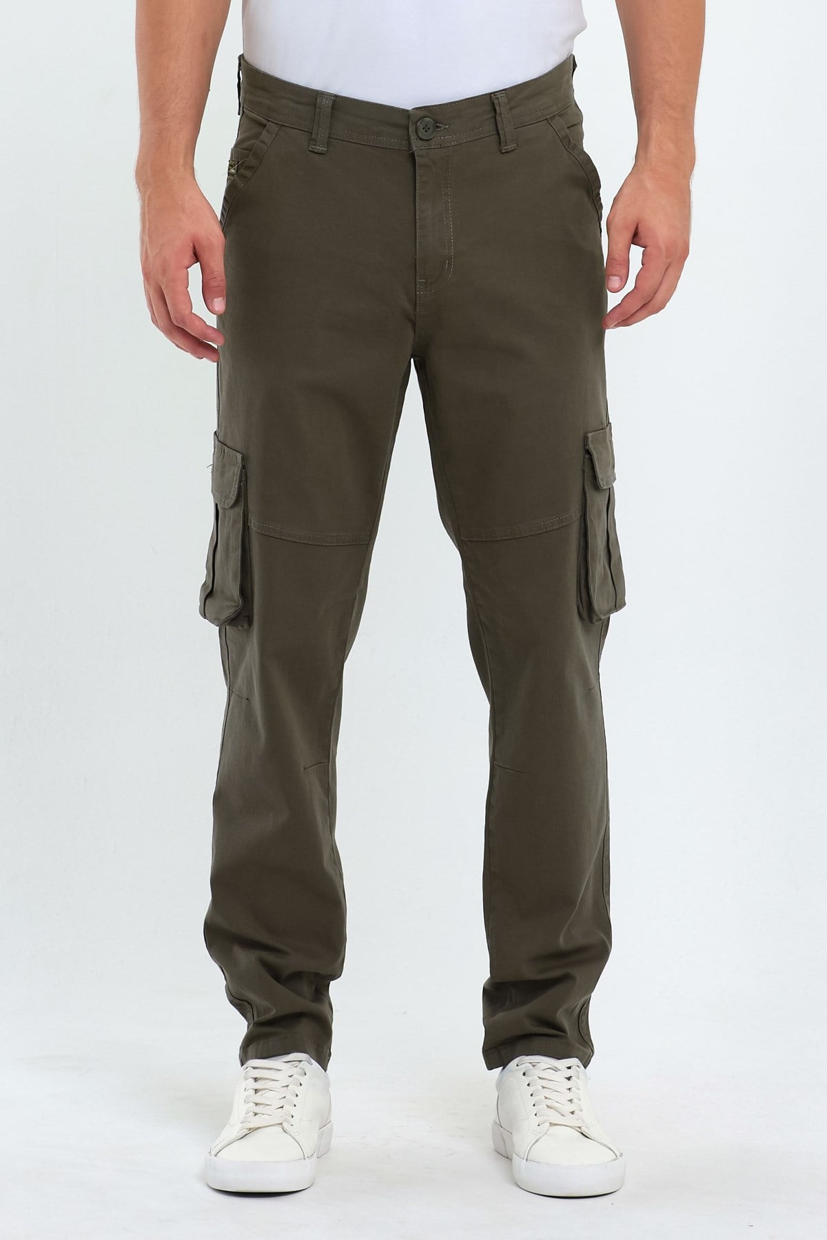 Erkek Baggy Fit Kargo Pantolon - Rahat Kesim