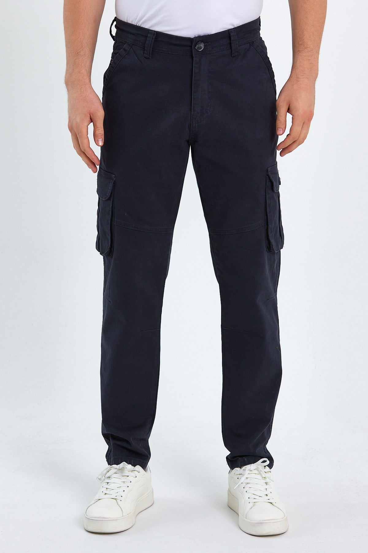 Erkek Baggy Fit Kargo Pantolon - Rahat Kesim