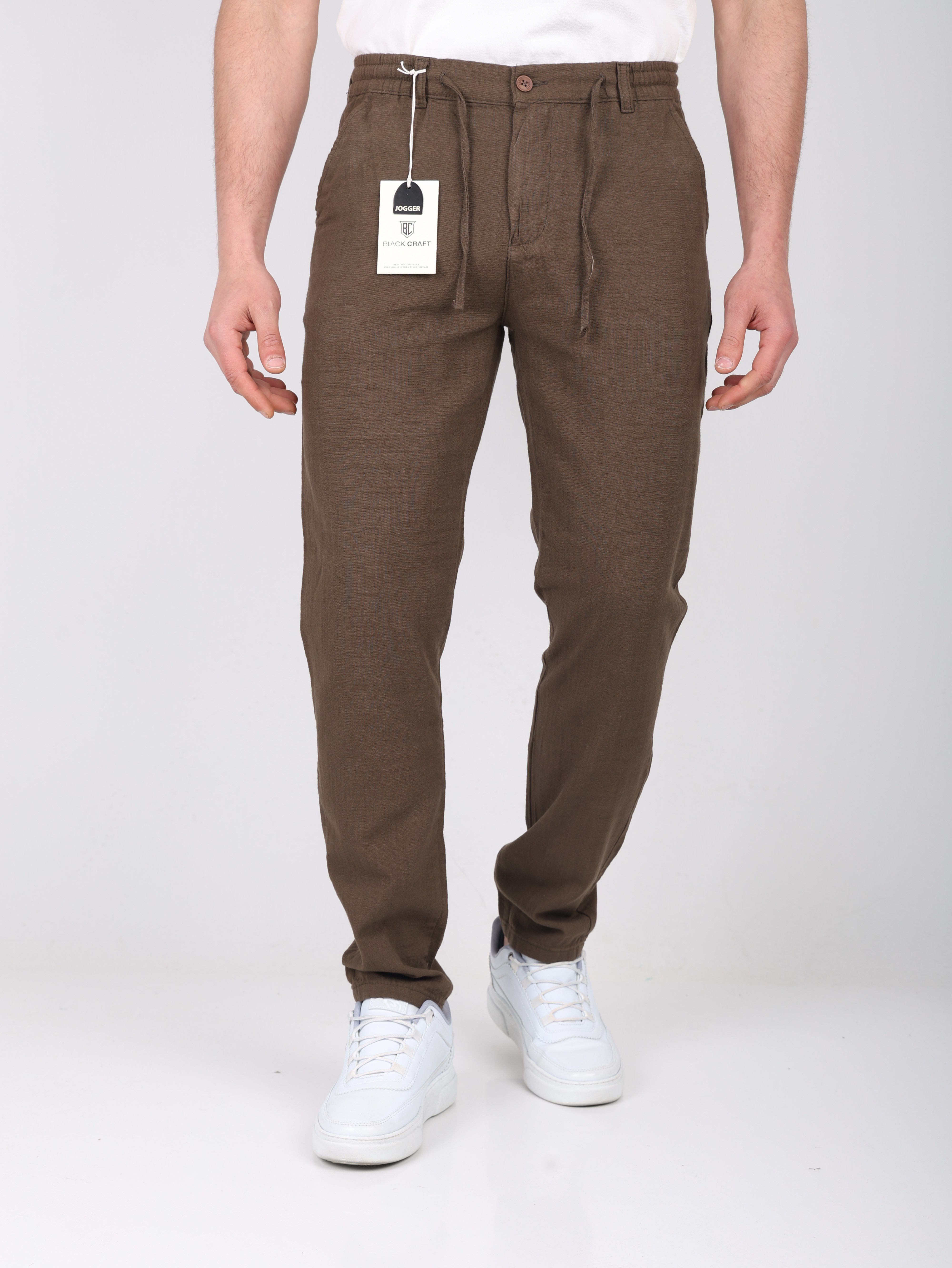 Erkek Keten Pantolon