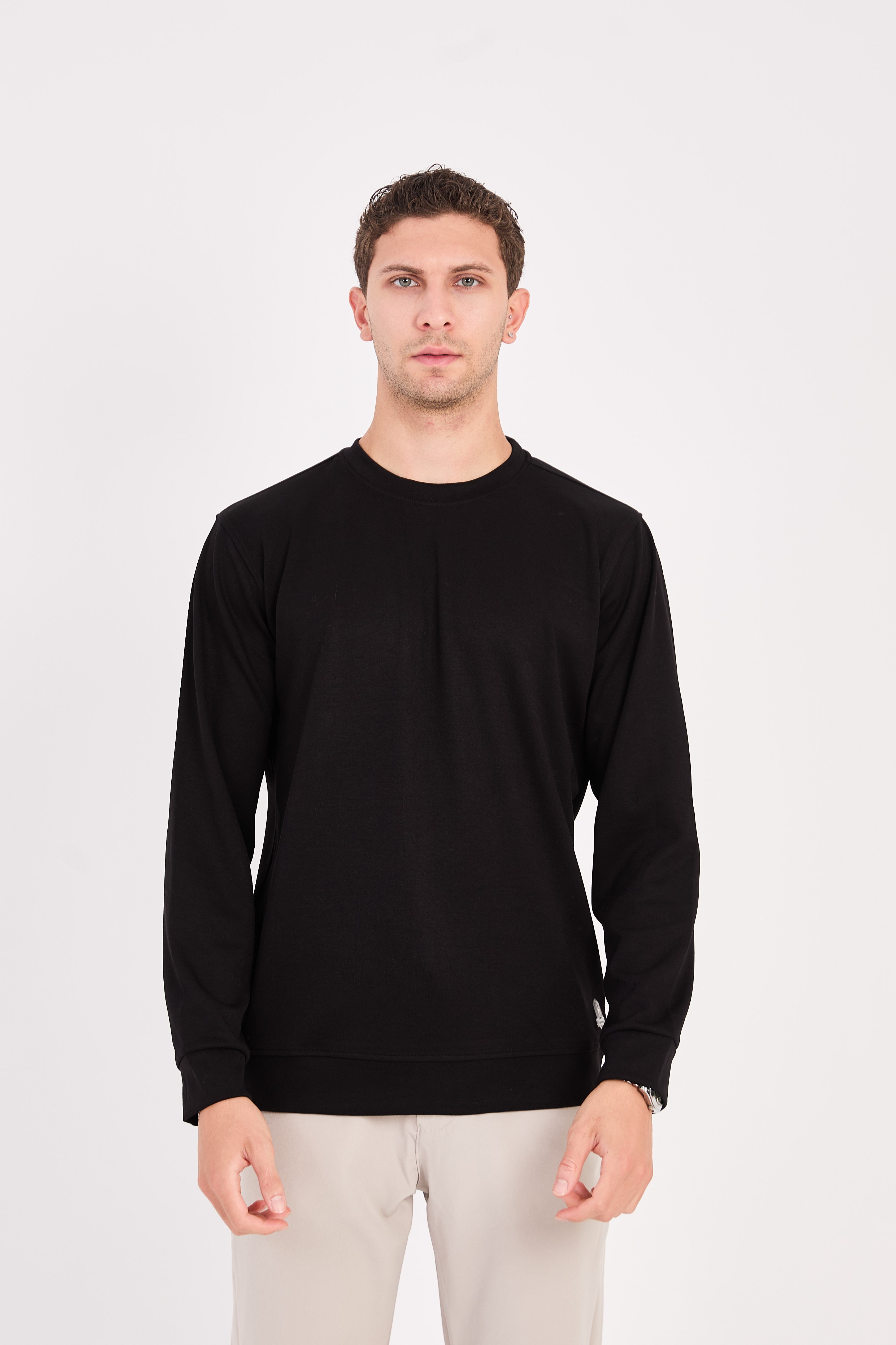 Erkek Rahat Kesim Modal Sweatshirt - R2636
