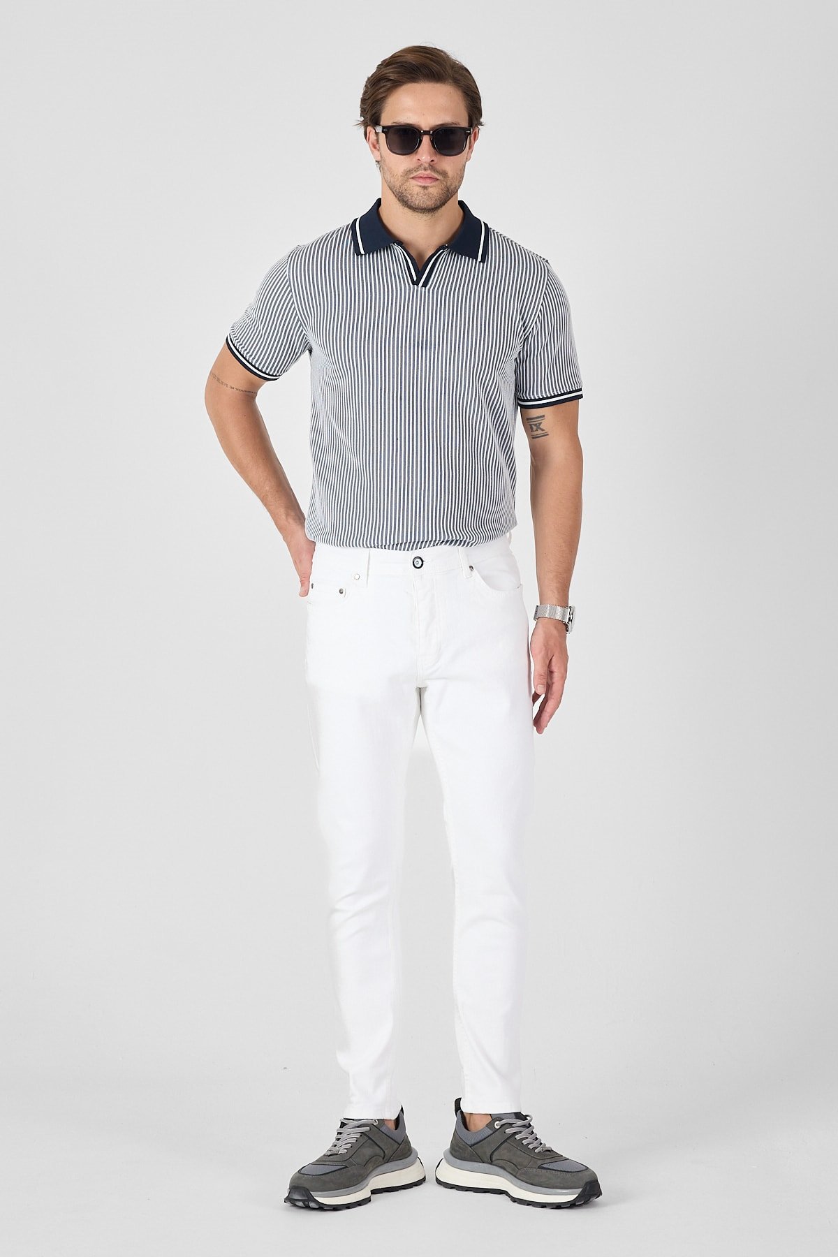 Erkek Skinny Fit Likralı Pantolon