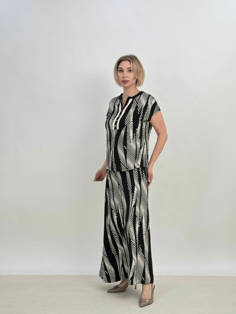 BLUZ26Y-1201MISSBLUEBELLEViskon Emprime Bluz