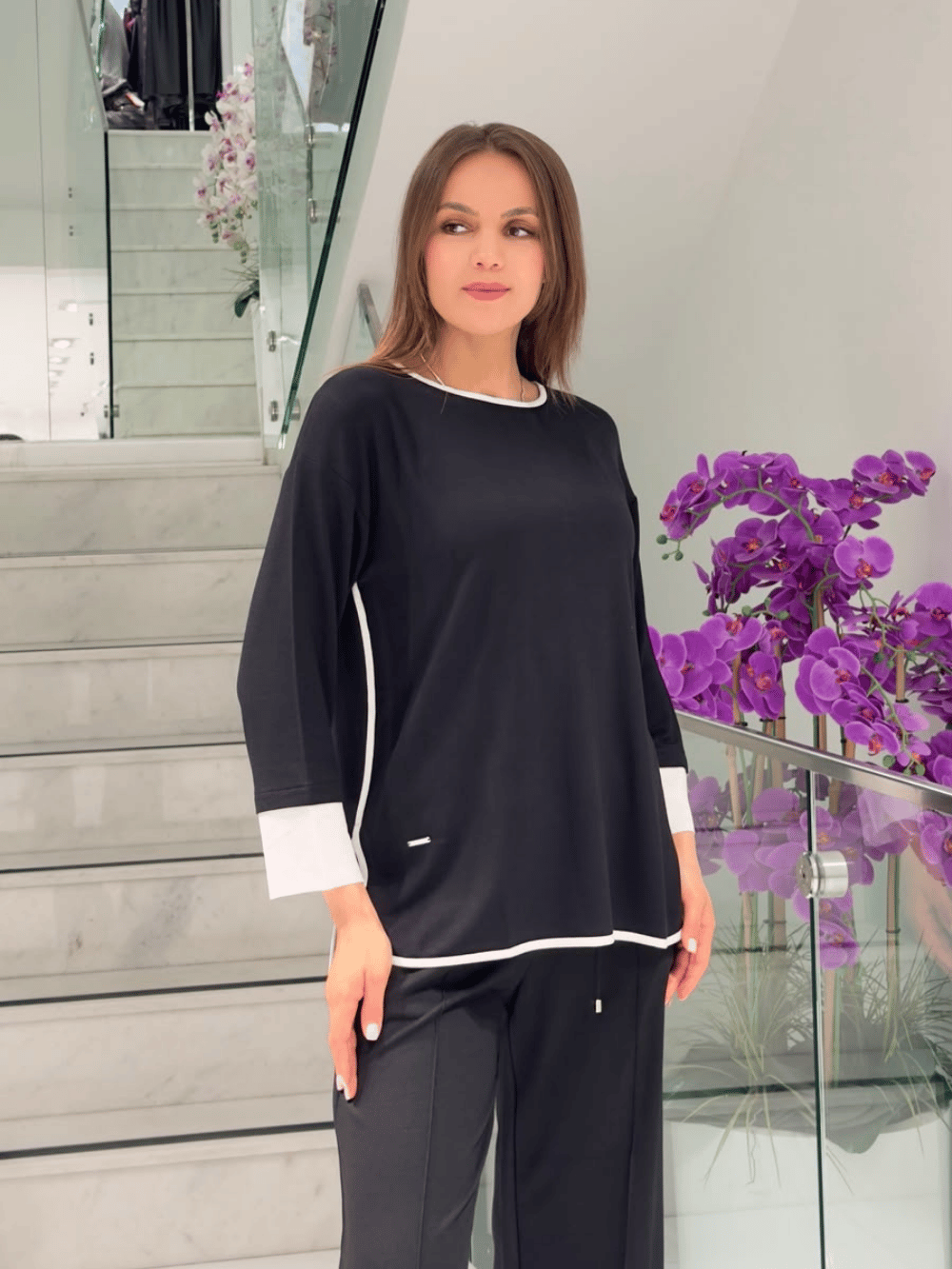 Bluz27K102041527MissBluebelleViskon Triko Bluz