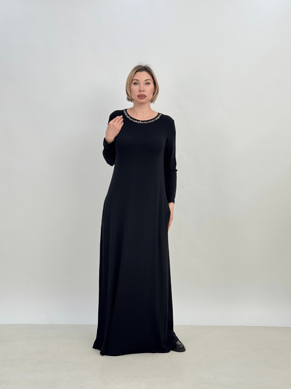 ELBİSE26Y-1378MISSBLUEBELLEViskon Elbise