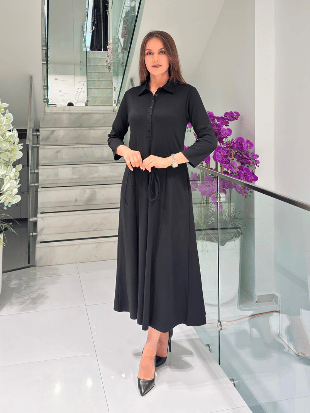 Elbise27K102541075MissBluebelleViskon Çelikli Elbise