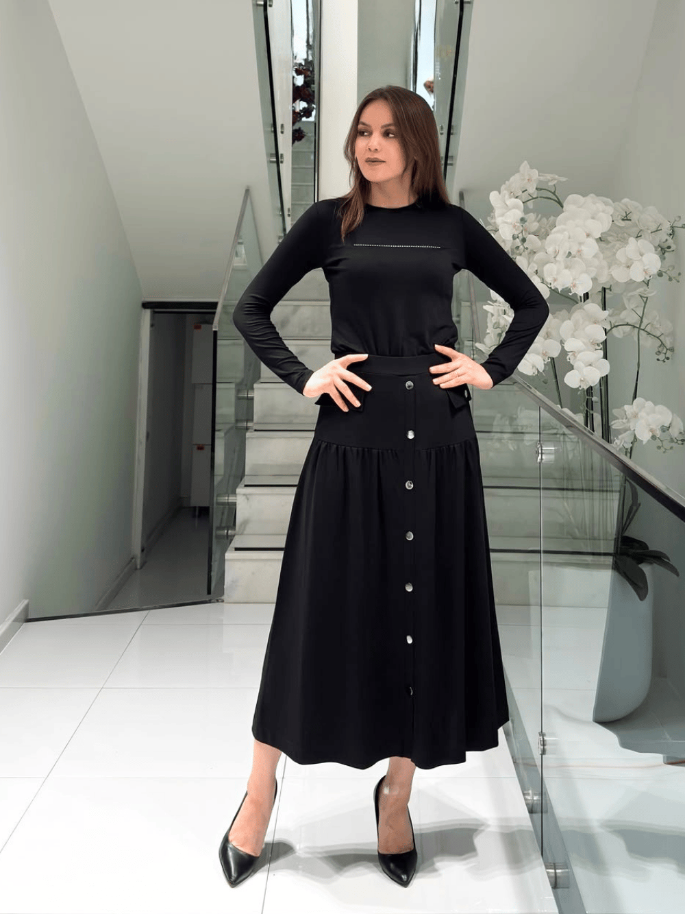 Etek27K102171009MissBluebelleÇelikli Etek