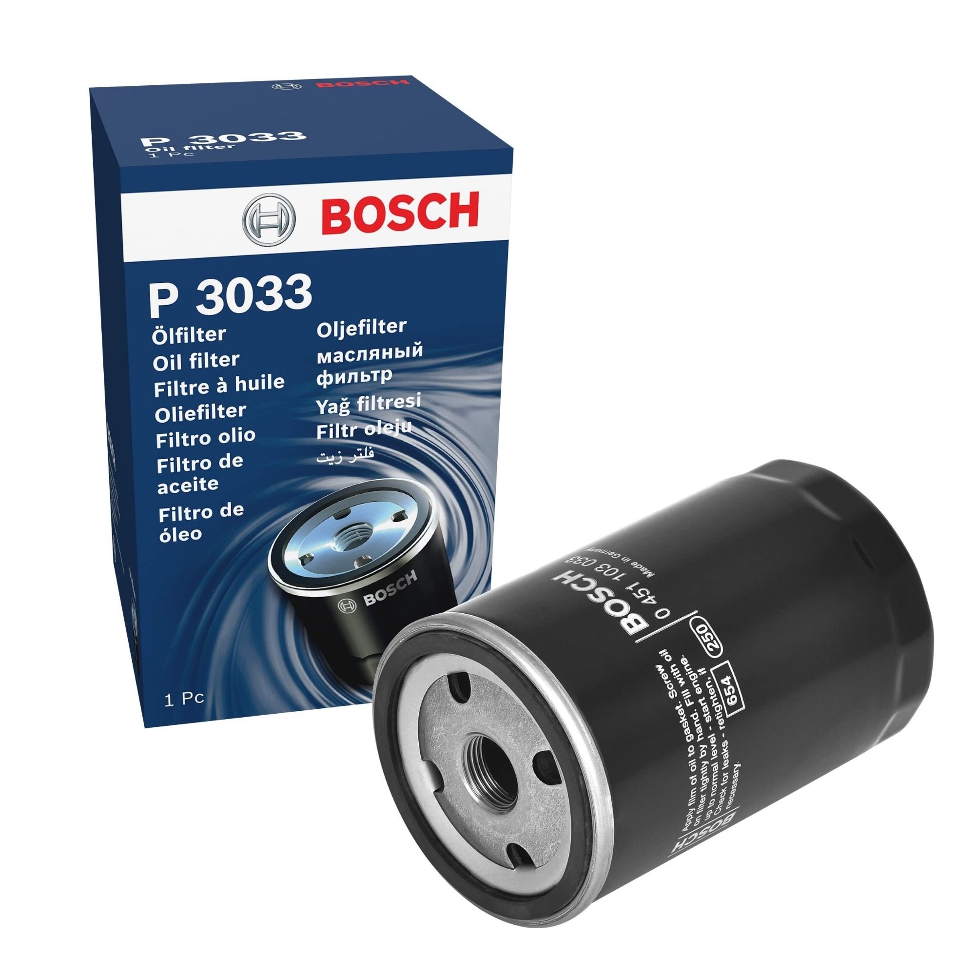 Bosch Audi A4 1.8 Yağ Filtresi 1998-2008