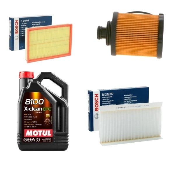 Bosch Opel Corsa C 1.3 CDTi 3lü Filtre ve Motul Yağ Seti 2003-2006
