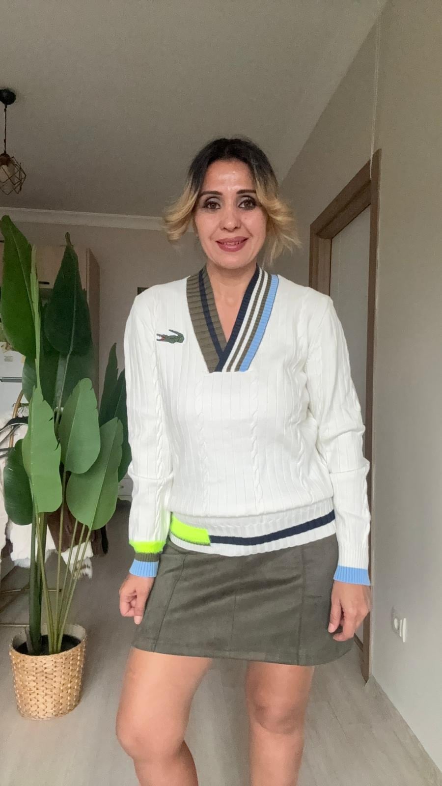 İTHAL YUMUŞAK V YAKA KAZAK