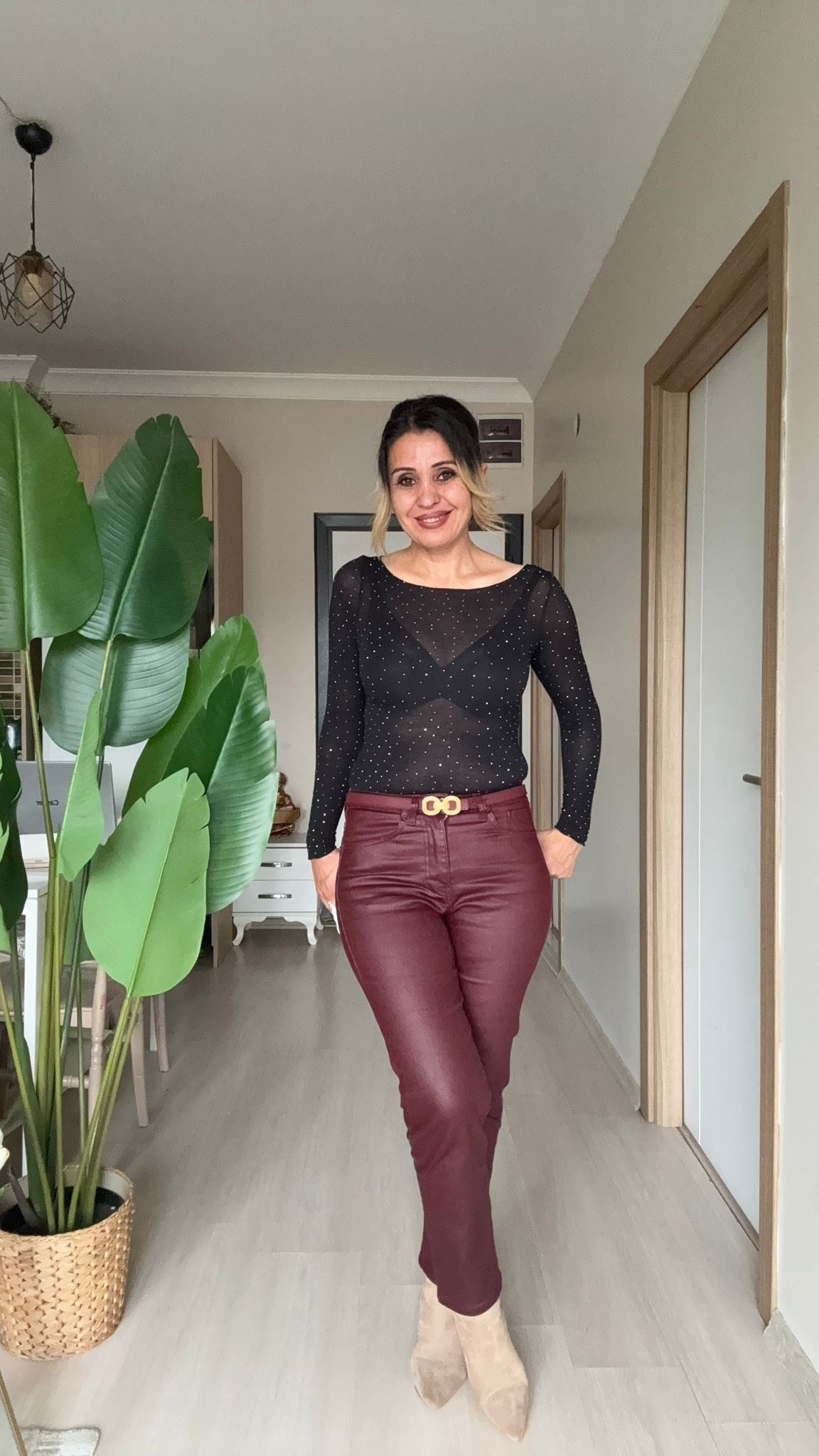 ZR MUMLU JEANS BORDO
