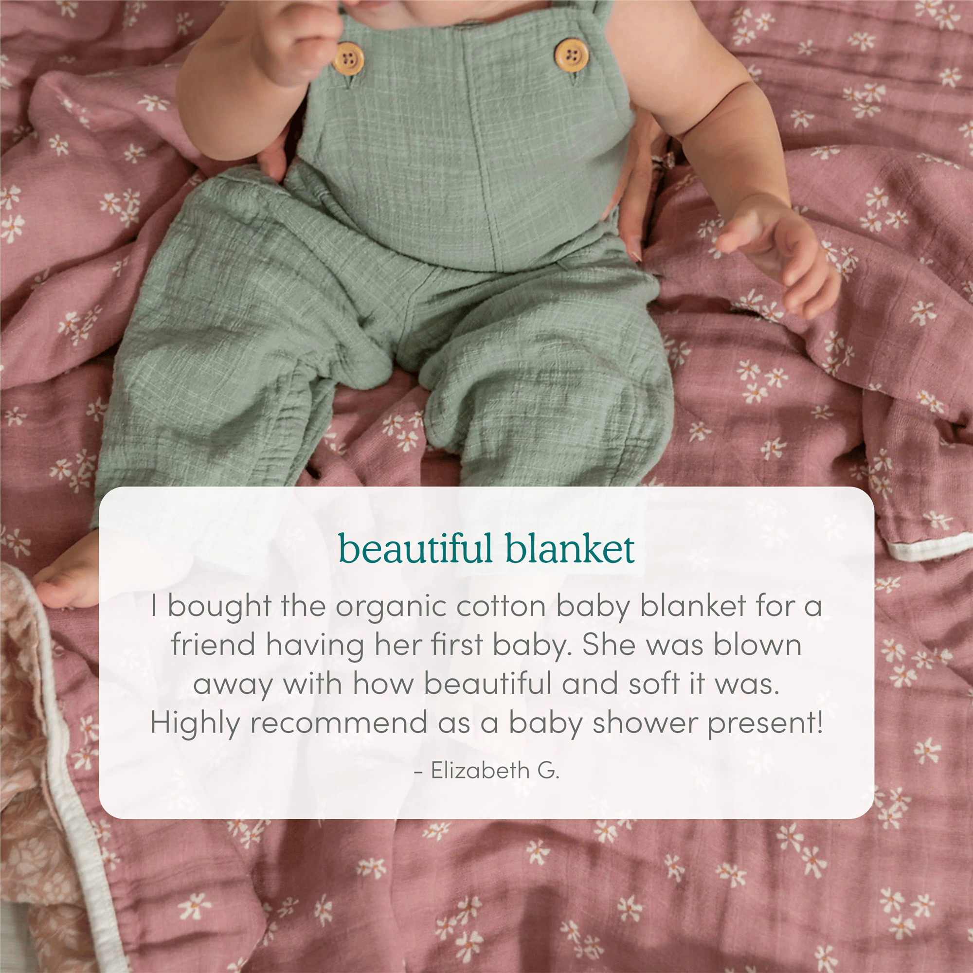 Aden & Anais - Herritage Floral Organik Dream Battaniye