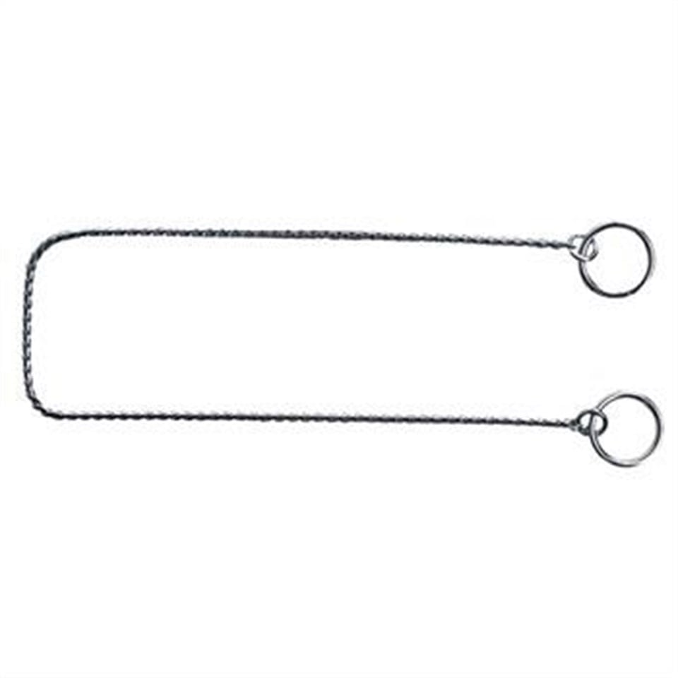  Bikoşu Mama Tekli Zincir Boğma Tasma Silver 3.0Mm*40Cm
