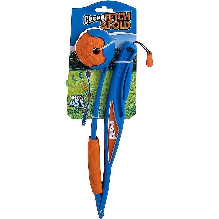  Chuckit Fetch Fold Katlanabilir Top Fırlatıcı + Whistler Top - Medium